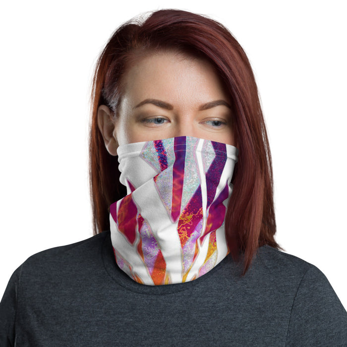 Rainbow Flower Neck Gaiter