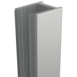 Shower Screen Wall Channel, 2100mm long, Suits 10mm glass, Aluminium, Choice of Colours - Image 7