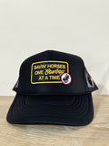 Savin Horses Snapback Hat in Black