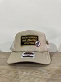 Savin Horses Snapback Hat in Sand