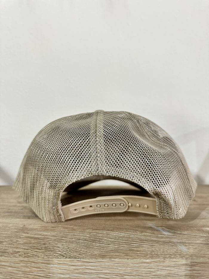 Savin Horses Snapback Hat in Sand