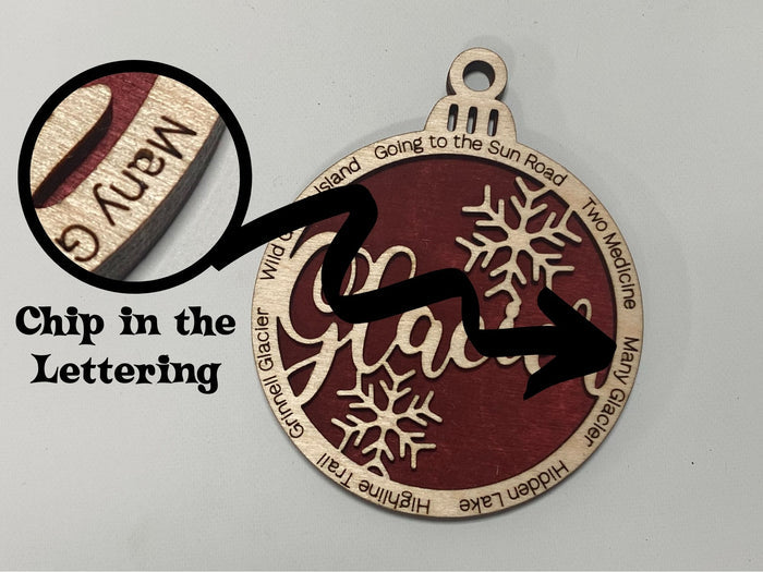 Seconds Sale!! Imperfect National Park Round Ornament (Imperfect)