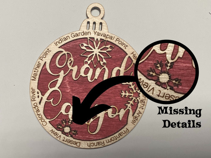 Seconds Sale!! Imperfect National Park Round Ornament (Imperfect)