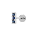 Silver Ascend Sapphire Earring Earrings