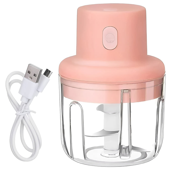 Smart USB Electric Mini Chopper – Rechargeable Garlic, Vegetable & Meat Chopper