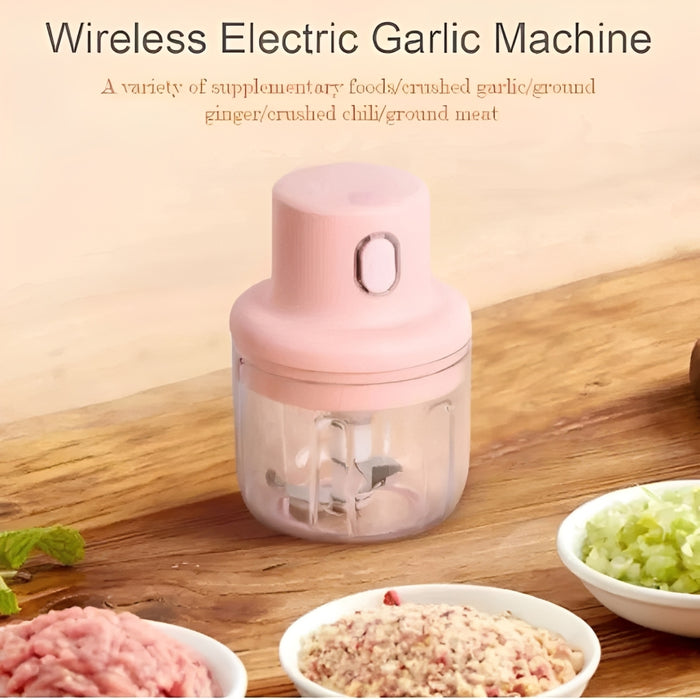 Smart USB Electric Mini Chopper – Rechargeable Garlic, Vegetable & Meat Chopper