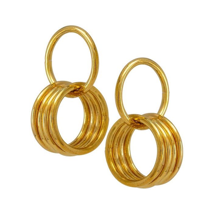 Solid Brass JUMP Rings 12g