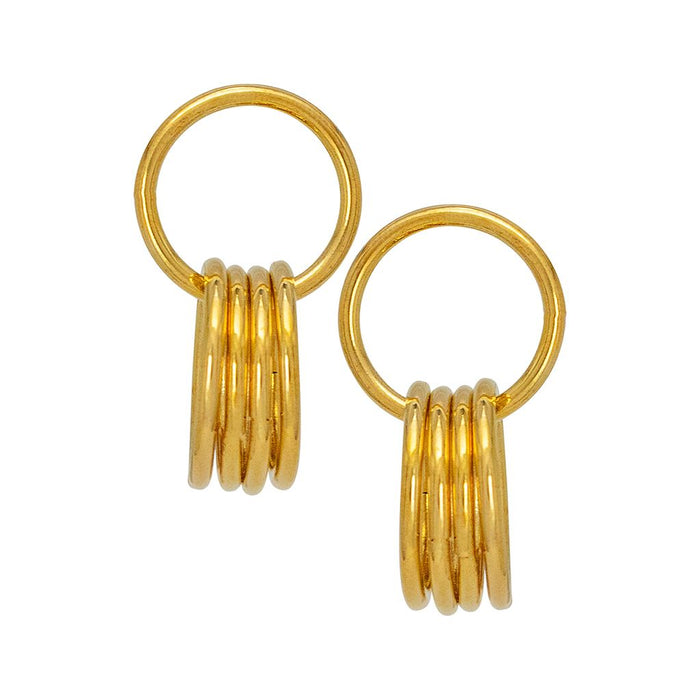 Solid Brass JUMP Rings 12g
