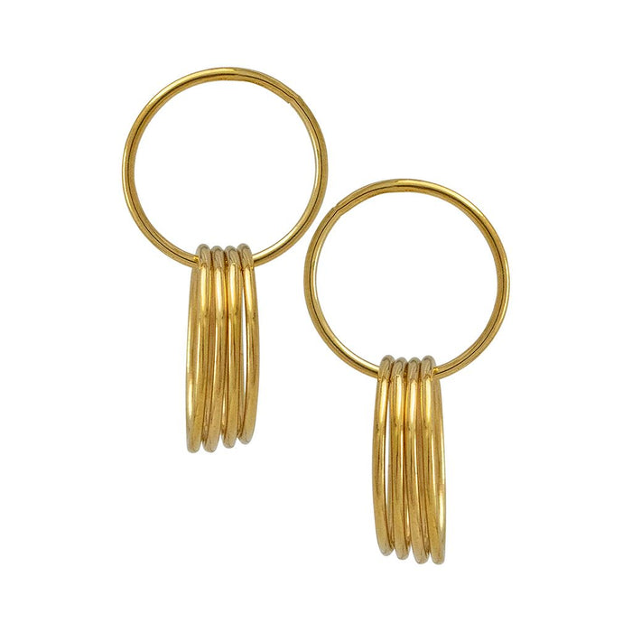 Solid Brass JUMP Rings 16g