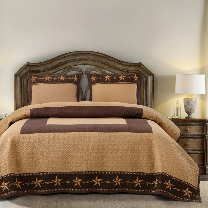 Star Ranch Reversible Quilt Set Quilt