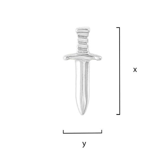 Titanium Dagger Threadless End (18g/16g)