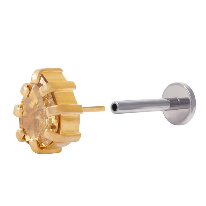 Titanium Threadless Post (16g) - Single
