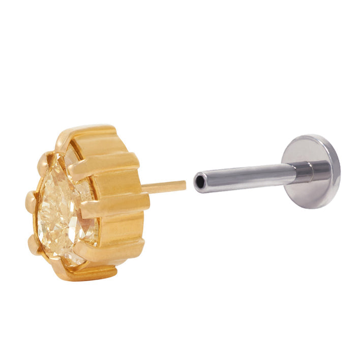 Titanium Threadless Post (18g) - Single