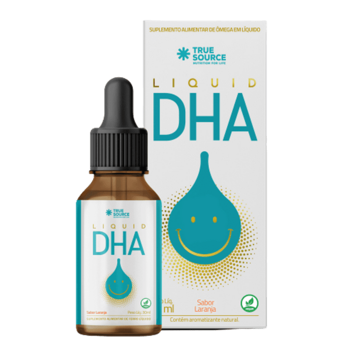 TRUE | Ômega 3 DHA Líquido Sabor Laranja (30 ml)