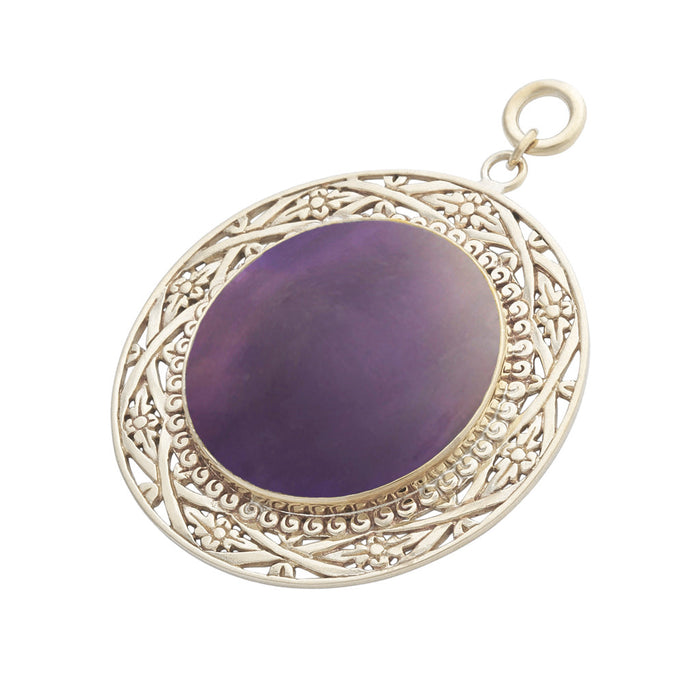 WB 30mm Amethyst Medallion