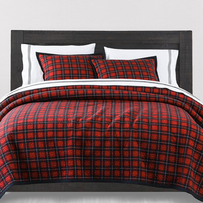 Woodland Plaid Reversible Quilt Set Quilt