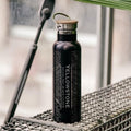 Yellowstone National Park Topographic Map Water Bottle